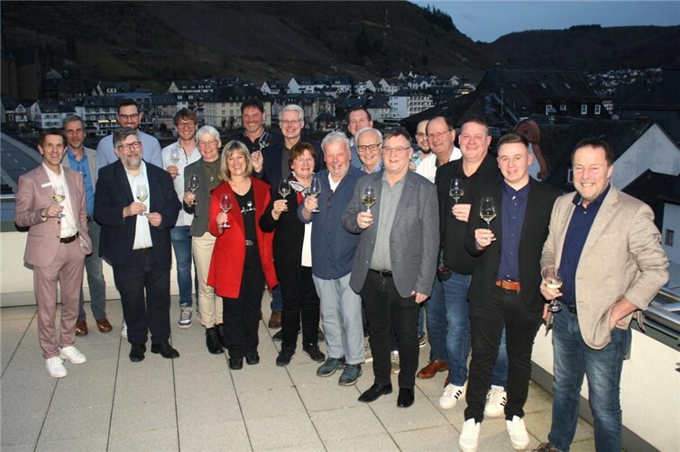Im Anschluss an die Preisverleihung traf man sich zu einer Feierstunde im Cochemer Forum der Sparkasse Mittelmosel EMH.