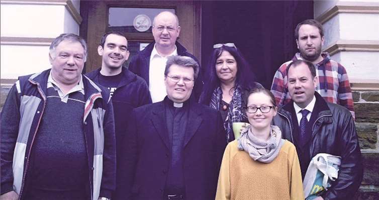 Im April war Erzbischof Djuro Hranic aus dem Erzbistum Djakovo-Osijek zu Gast in Sinzig. privat