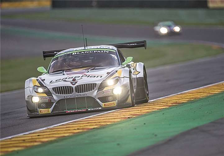 Im BMW Z4 GT3 fuhr das belgische Team Marc VDS ein tolles Rennen.
