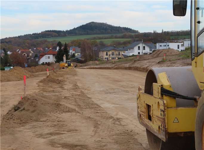 Im Baugebiet Seibertspfad II starteten Ende Oktober 2020 die Erschließungsarbeiten mit Macht.Quelle: Ortsgemeinde Ochtendung