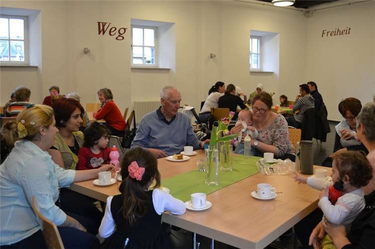 Im Begegnungscafé ist immer was los.privat