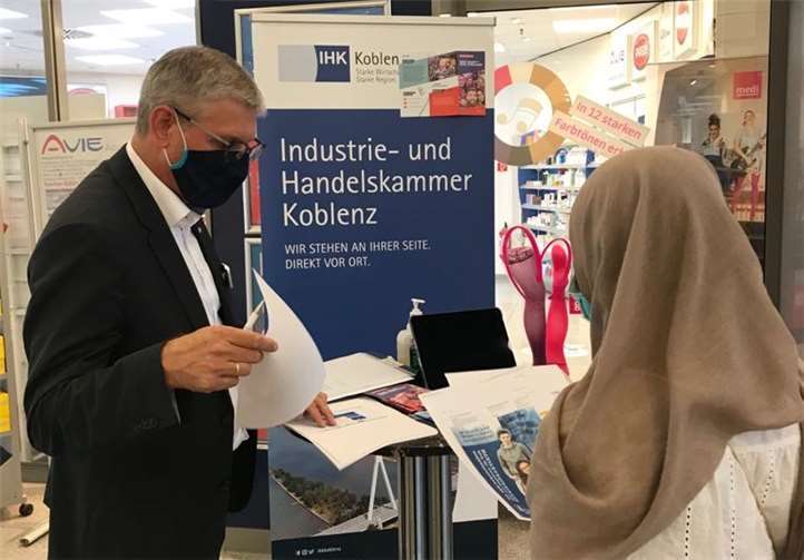 Im Beratungsgespräch konnten zahlreiche freie Lehrstellen aufgezeigt werden. Foto: privat