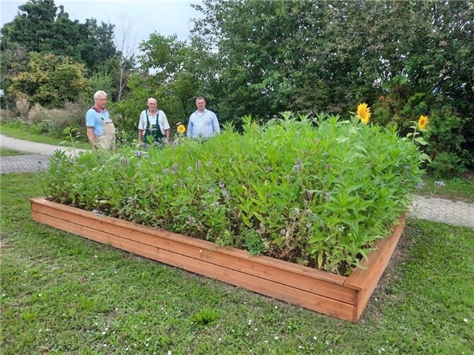 Im Bereich der Einmündung der Von der Leyenstraße in die Plaidter Straße sind in den vergangenen Wochen Pflanzbeete entstanden.Foto: privat