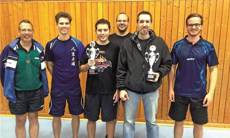 Im Doppel siegte Kevin Müller gemeinsam mit Olaf Kopplin.Privat