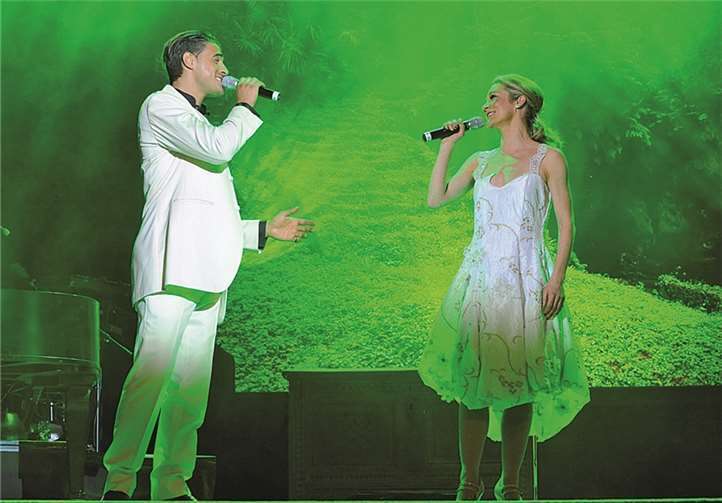 Im Duett noch besser: Gian Marco Schiaretti und Kimberly Trees. Jens Wendroth