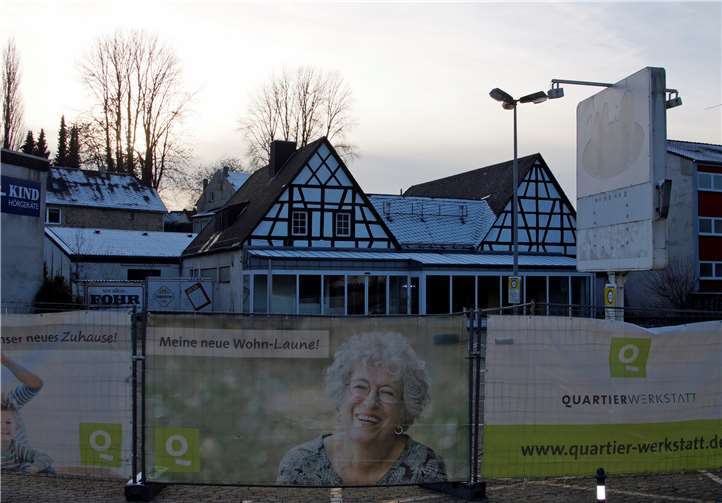 Im Februar beginnt der Abriss des alten Gebäudes in der Mittelstraße zwecks Errichtung des Quartiers Mittelton.