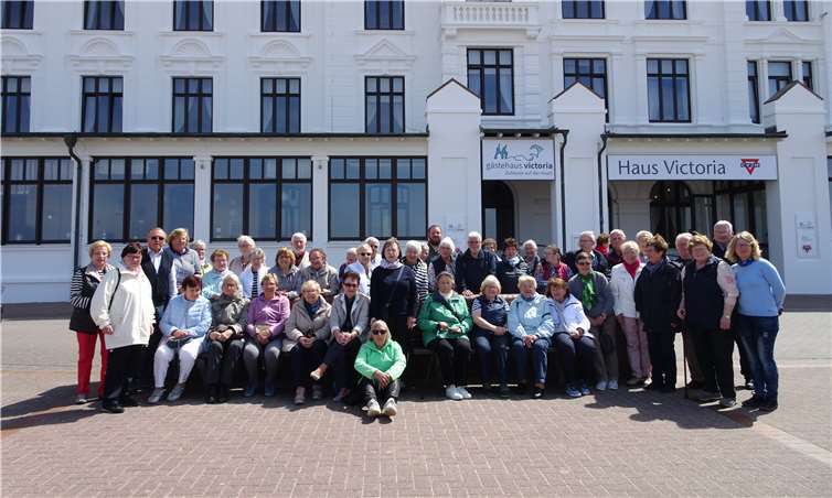 Im Gästehaus Victoria verweilte die Gruppe während ihres Aufenthalts auf der Insel. Foto: privat