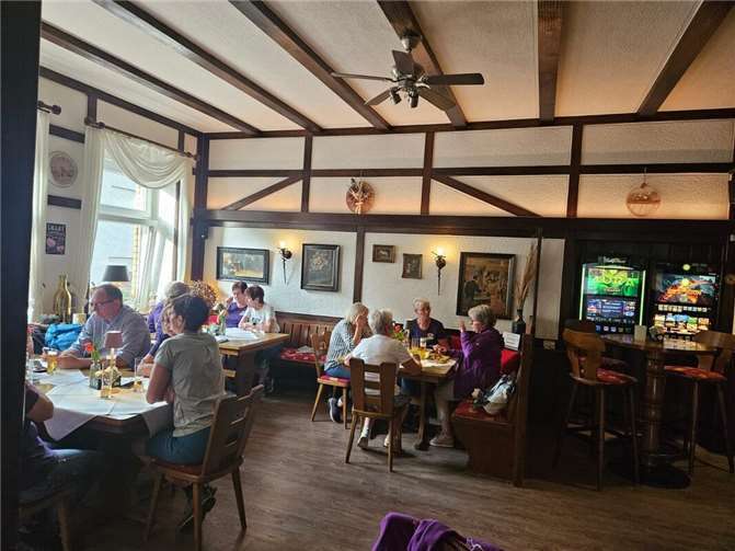 Im Gasthaus ließ man den Tag gemütlich ausklingen.