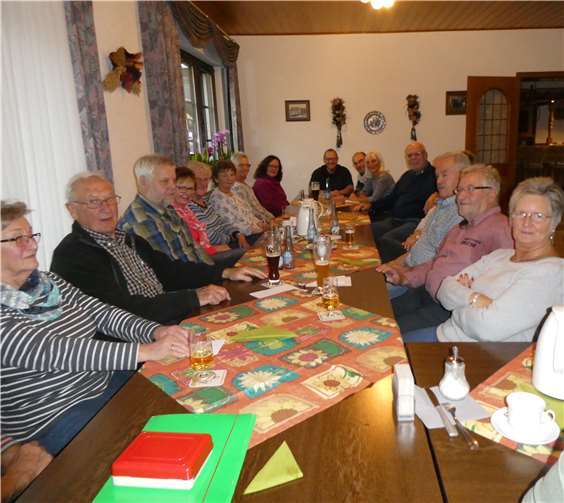Im Gasthof Dreydoppel gab es neben Kaffee und Kuchen auch ein spannendes Quiz. Foto: privat