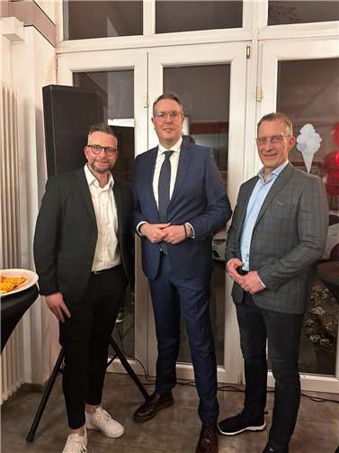 Im Gespräch mit Alexander Schweitzer ging es zum einen um die Digitalisierung. Foto: SPD Kreis Mayen-Koblenz