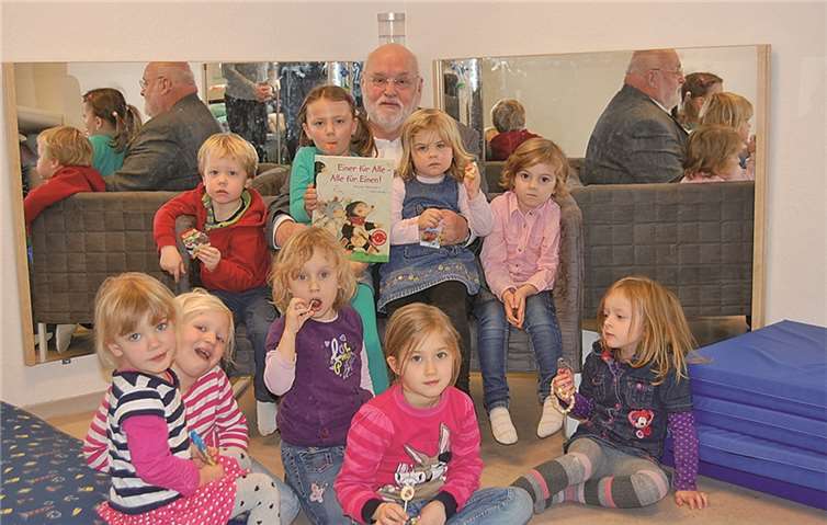 Im „Haus für Kinder“ wurde ebenfalls vorgelesen.