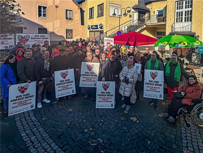 Im Herzen der Stadt Mülheim-Kärlich: Demokraten zeigen echte Alternativen auf. Foto: privat