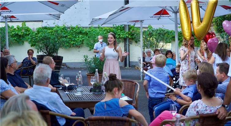 Im Hof der Weinmanufakturwurden einige „Fan-Szenen“ gedreht.