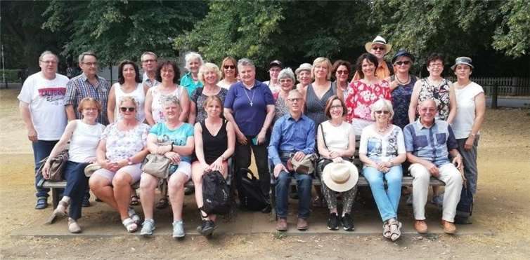 Im Hyde Park konnten die Teilnehmer ein paar Minuten im Schatten entspannen. Privat