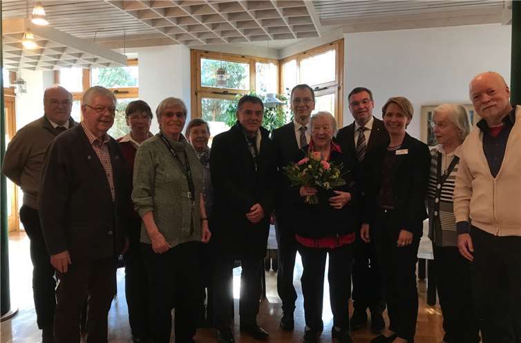 Im Johanniter-Haus feierte Dagmar Kränzler ihren 100. Geburtstag. Privat