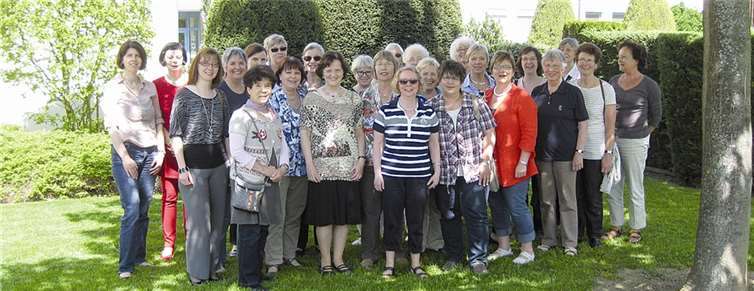 Im Jugendgästehaus in Bad Neuenahr probten die Damen fleißig für ihr bevorstehendes Jubiläumskonzert. privat