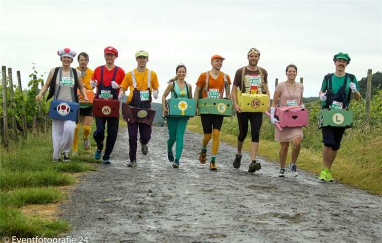 Im Juni wird wieder auf dem Rotweinwanderweg das schnellste Firmenteam ermittelt.  privat