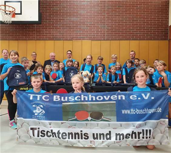 Im Kinder- und Jugendbereich zählen fast 50 Mitglieder zum TTC Buschhoven.Foto: privat