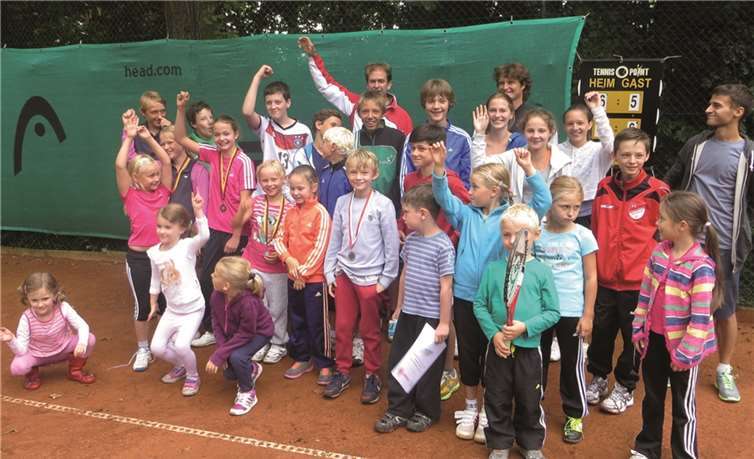 Im Kinder- und Jugendtenniscamp lautete das Motto „Wir kommen im nächsten Jahr wieder.“ privat