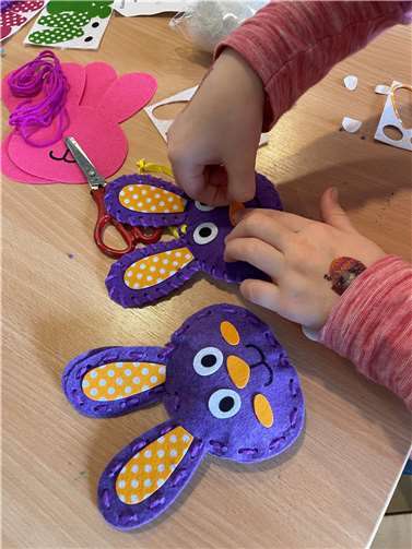 Fröhliches Osterbasteln Im Kinder- und Jugendtreff wurde gebastelt. Quelle: VG Weißenthurm