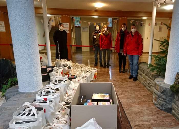 Im Kloster Ebernach gab es ebenfalls viele Geschenke, um den Helfern einmal „Danke“ zu sagen.
