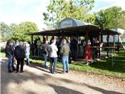 Im Kurpark liess sich die Sonne blicken. Da schmeckte das Bier gleich doppelt so...