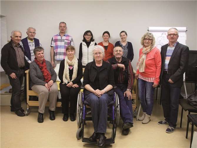 Im Kurs kamen auch viele persönliche Probleme in einer familiären Atmosphäre zur Sprache. privat