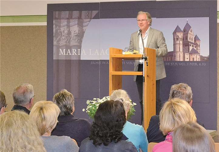 Im Laacher Forum sprach Martin Bleif über „Krebs“. privat