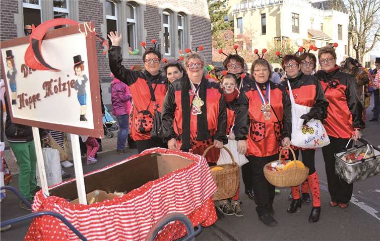 Im Marienkäfer-Look: Die Höppe Mötzje.