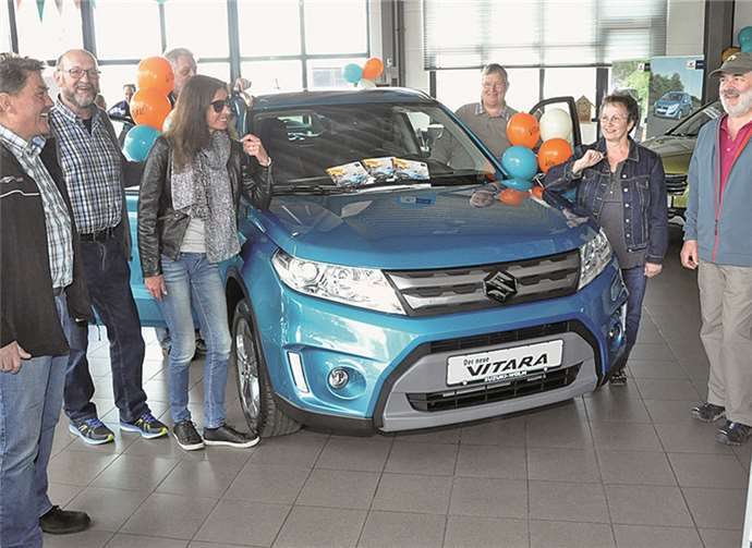 Im Mayener Autohaus wurde der neue Suzuki Vitara vorgestellt.BS