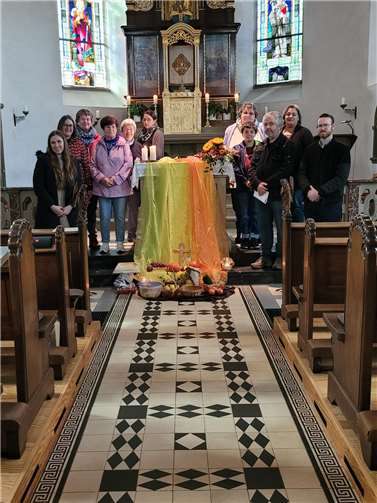 Im Mittelpunkt des Gottesdienstes stand die Dankbarkeit für die Ernte und die Fülle, die uns die Natur bietet.Foto: Achim Schumacher