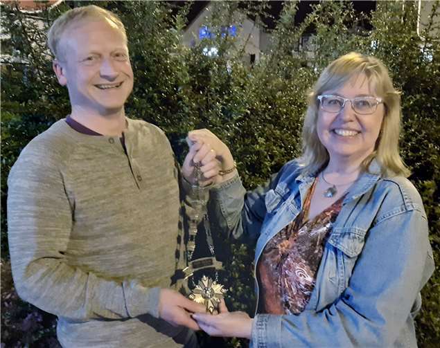 Im Mittelpunkt stand aber die Übergabe der Präsidentenkette an den neuen Präsidenten. Fotos: privat