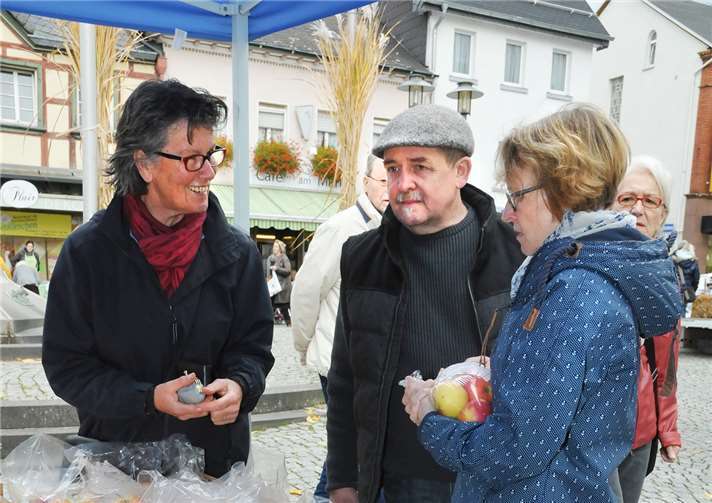 Im Mittelpunkt stand bei vielen Aktionen der Apfel.
