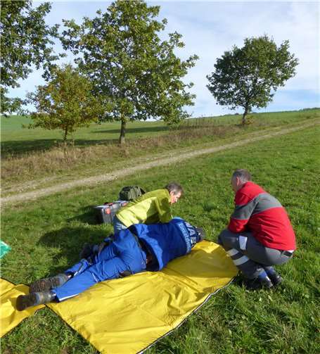 Im Mittelpunkt standen Gefahren bei der praktischen Natur- und Artenschutzarbeit.Fotos: privat