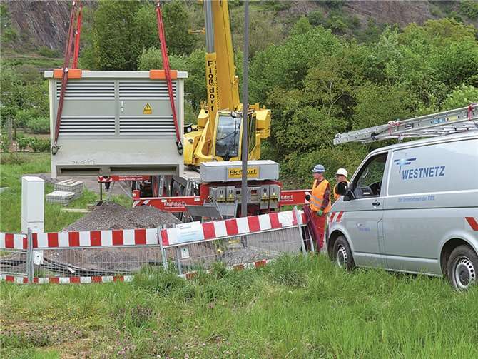 Im Neubaugebiet „Im Königreich“ in Brodenbach wurde eine moderne Kompaktstation aufgestellt. privat