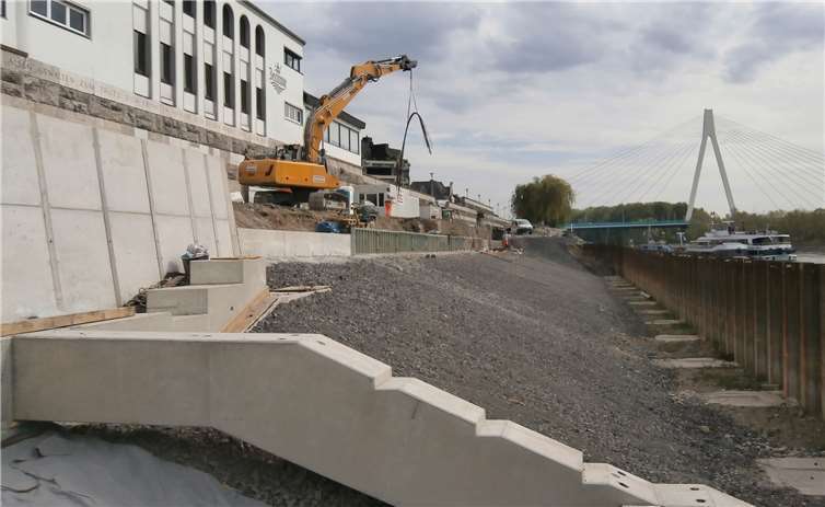 Im November soll der jetzige Bauabschnitt beendet sein.Stadtverwaltung Neuwied