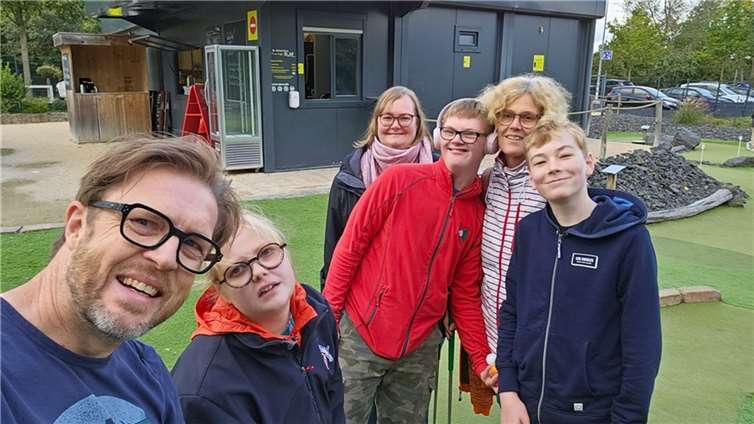 Im Oktober stand Adventure Golf auf dem Programm.  Foto: privat