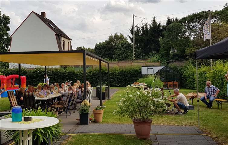 Im Pfarrgarten Maria Himmelfahrt verbrachten die Teilnehmer einen geruhsamen Tag.Foto: privat