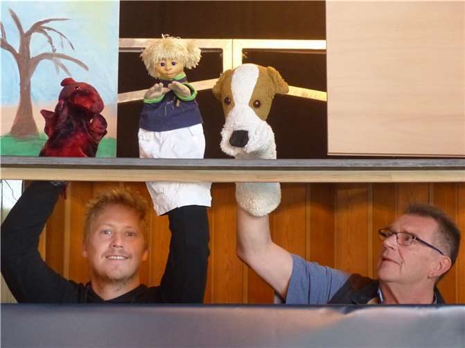 Im Puppenspiel geht es um das Thema Ausgrenzung und Toleranz. Foto: privat