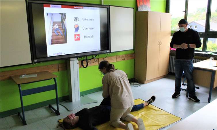 Im Rahmen der Projekte wurde auch ein Erste-Hilfe-Kurs absolviert. Foto: privat