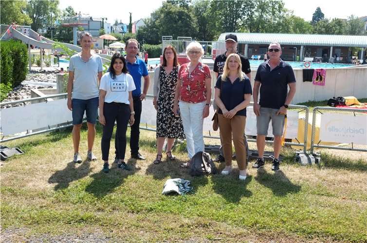 Im Rahmen der Sommertour schaute Daniel Köbler (MdL) mit Misbah Khan (MdB) von Bündnis90/Die Grünen in Neuwied vorbei. Foto: Bündnis90/Die Grünen