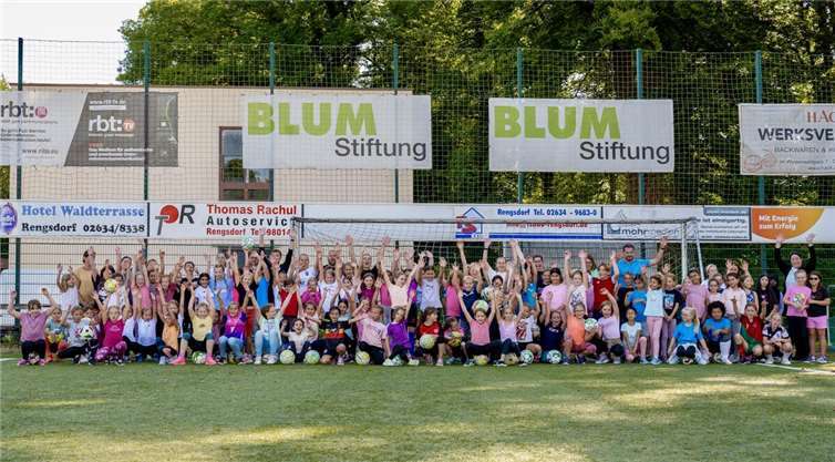 Im Rahmen der Sportwerbewoche veranstaltete der SV Rengsdorf am Freitag, den 29. August 2025, den Tag des Mädchenfußballs. Foto: privat