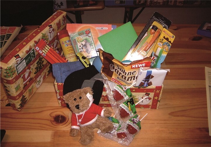 Im Rahmen der weltweiten Aktion wurden seit 1993 bereits über 124 Millionen Kinder in mehr als 150 Ländern beschenkt.privat