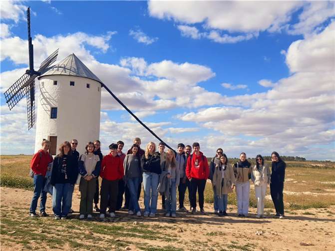 Im Rahmen des Erasmus+ Programms konnte am Rhein-Gymnasium Sinzig in diesem Schuljahr erstmals ein Gruppenaustausch mit einer spanischen Schule organisiert werden.  Foto: Dörte Berresheim