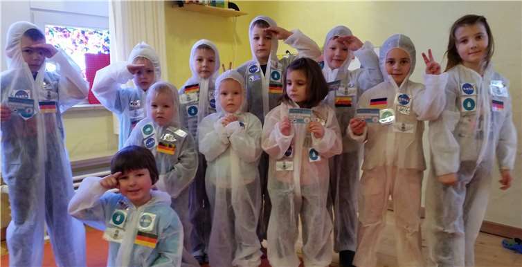 Im Rahmen des Projekts "Unser Weltraum" haben die Kinder alle Planeten und vieles mehr kennengelernt. Privat