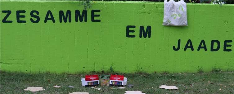Im Rahmen des Projekts „Zesamme em Jaade“ ist ein Kreativangebot erarbeitet worden. Foto: privat