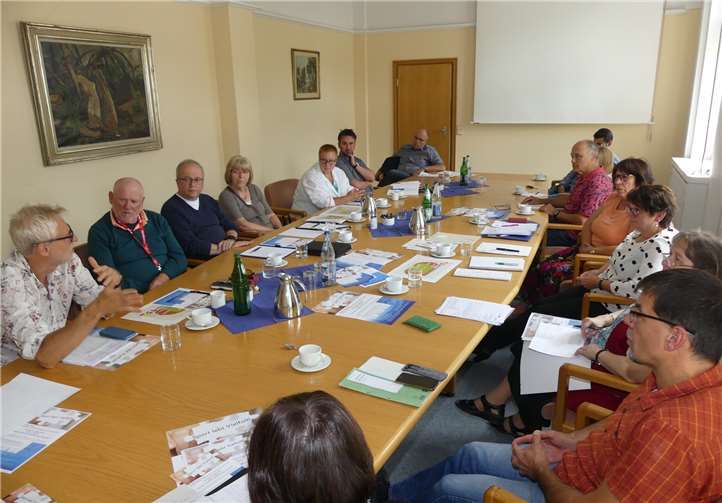 Im Rahmen einer Pressekonferenz gaben die Veranstalter einen Einblick in das Programm des Integrations-Sport-Festes. Fotos: TE