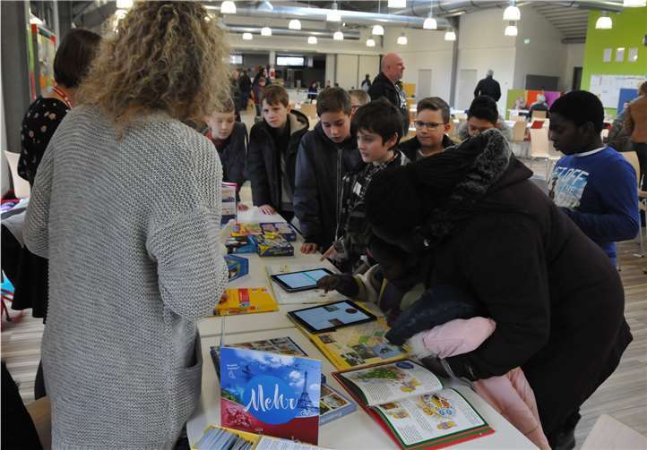 Im Rahmen einer Rallye lernten die Kinder das Schulgebäude kennen. privat