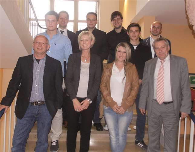 Im Rahmen einer kleinen Feierstunde wurden die Jungmeister geehrt und ihre Leistung gewürdigt.privat