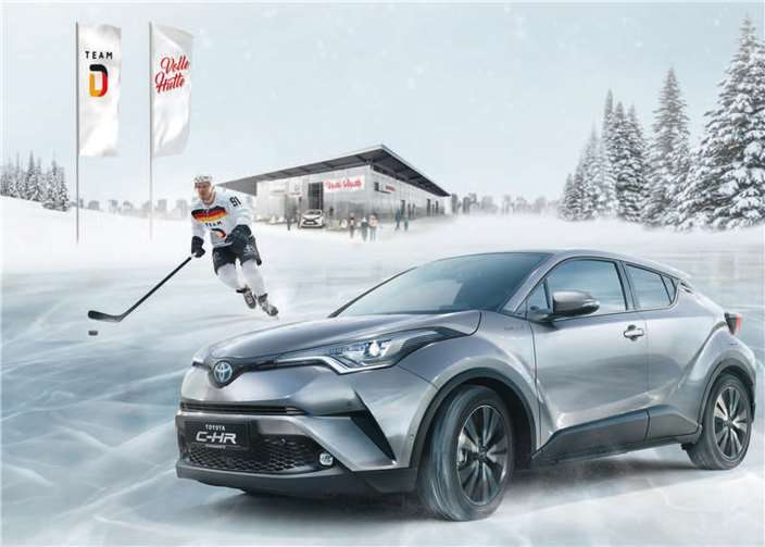 Im Rahmen eines nationalen Gewinnspiels winken viele tolle Gewinne und als Hauptpreis ein Toyota C-HR Hybrid Team Deutschland. Toyota